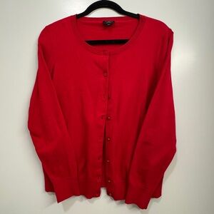 Talbots Petites Vibrant Red Women's Cardigan